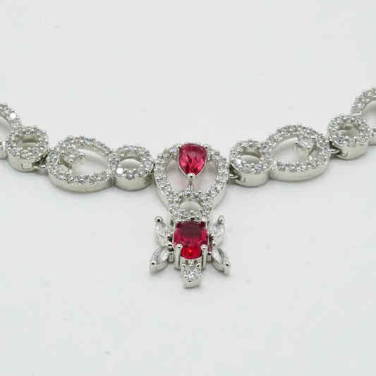Crimson Radiance Ruby Necklace