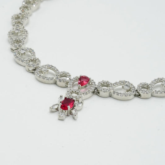 Crimson Radiance Ruby Necklace